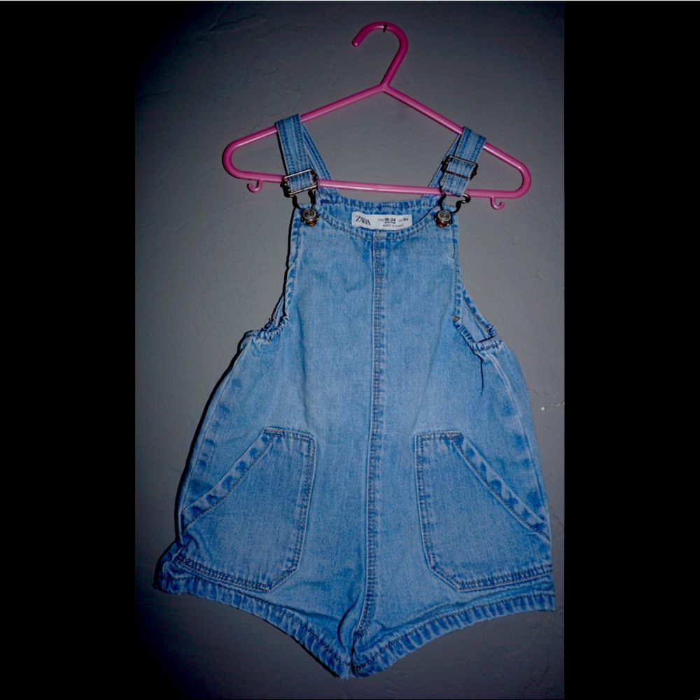 Zara jeans overalls